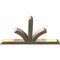 Ekena Millwork Richland Rough Sawn Timber Gable Bracket, Douglas Fir, 60"W x 35"H x 4"D x 4"F, 14/12 Pitch GBW060X35X0404RIC00RDF - alternate 4
